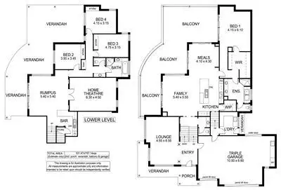 Floorplan of Homely house listing, 1 Peregrine Court, Darlington SA 5047