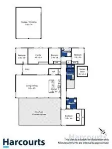 Floorplan of Homely house listing, 1 Jessica Court, Howden TAS 7054