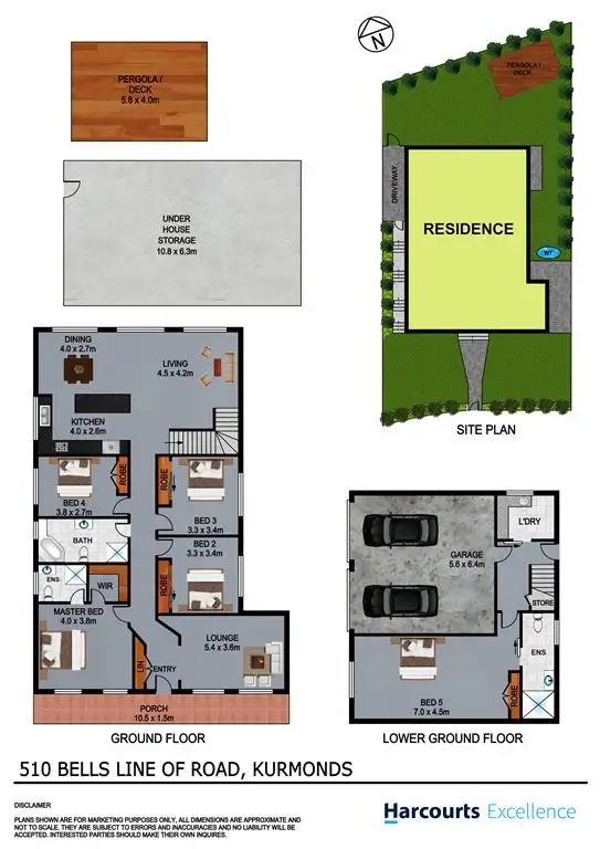 Floorplan of Homely house listing, 510 Bells Line of Road, Kurmond NSW 2757