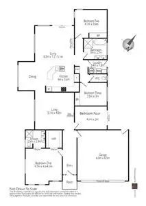 Floorplan of Homely house listing, 6 Sarinda Close, Newnham TAS 7248