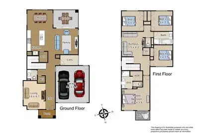 Floorplan of Homely house listing, 7 Grandvista Crescent, Cranbourne West VIC 3977