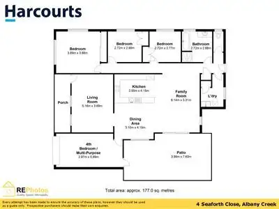 Floorplan of Homely house listing, 4 Seaforth Close, Albany Creek QLD 4035
