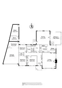 Floorplan of Homely house listing, 2 Maurice Court, Wantirna South VIC 3152