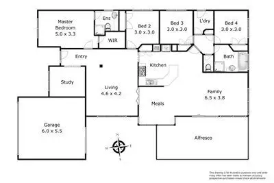 Floorplan of Homely house listing, 2 Rouge Mews, Narre Warren South VIC 3805