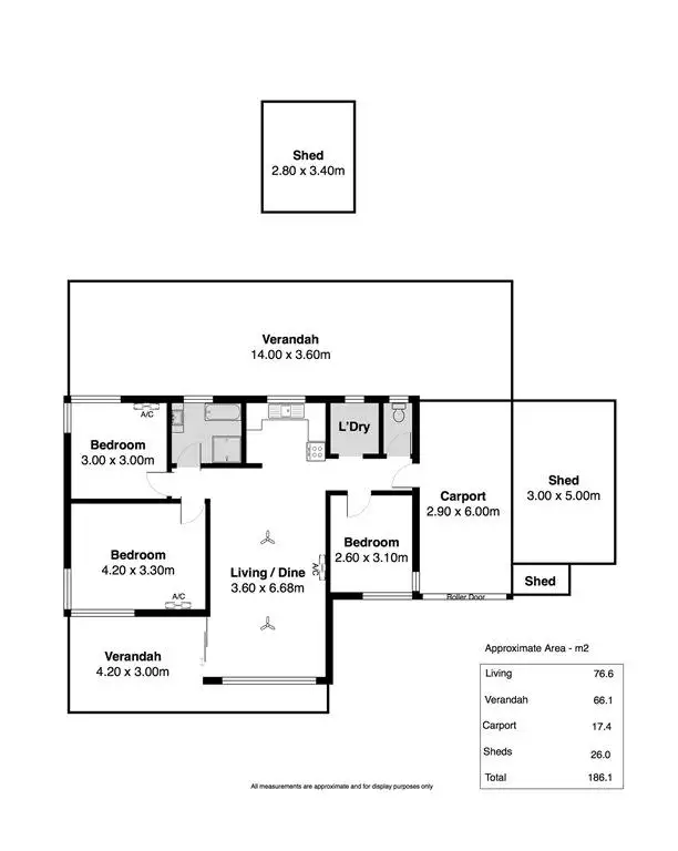 Floorplan of Homely house listing, 16 Bruce Avenue, Christies Beach SA 5165