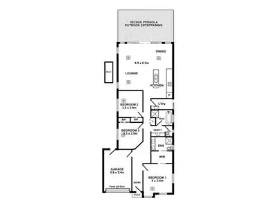 Floorplan of Homely house listing, 50A Branksome Terrace, Dover Gardens SA