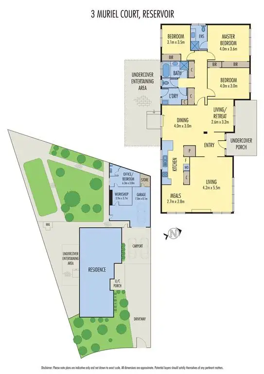 Floorplan of Homely house listing, 3 Muriel Court, Reservoir VIC 3073