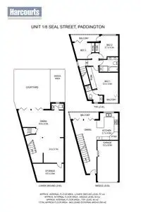 Floorplan of Homely townhouse listing, 1/18 Seal Street, Paddington QLD 4064