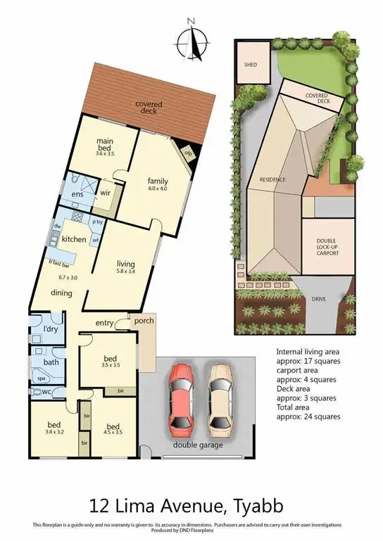 Floorplan of Homely house listing, 12 Lima Avenue, Tyabb VIC 3913
