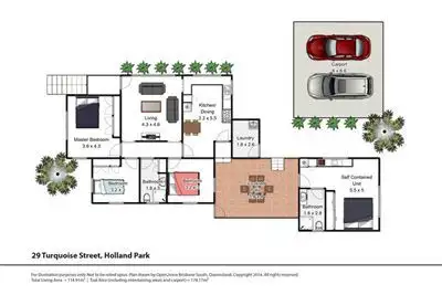 Floorplan of Homely house listing, 29 Turquoise Street, Holland Park QLD 4121