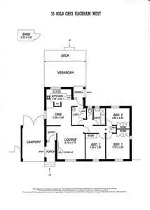 Floorplan of Homely house listing, 35 Oslo Crescent, Hackham West SA 5163