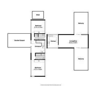 Floorplan of Homely house listing, 53 Oleander Road, Maslin Beach SA 5170