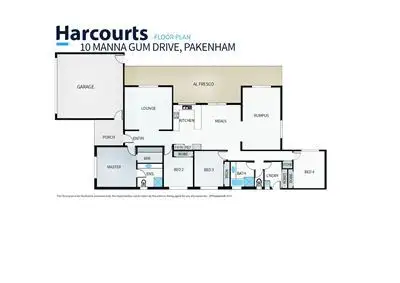 Floorplan of Homely house listing, 10 Manna Gum Drive, Pakenham VIC 3810