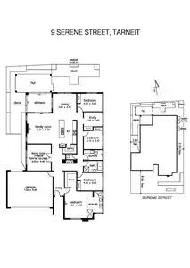 Floorplan of Homely house listing, 9 Serene St, Tarneit VIC 3029