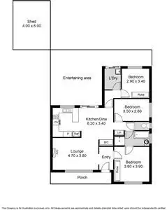 Floorplan of Homely house listing, 27A Loveday Street, Goolwa SA 5214