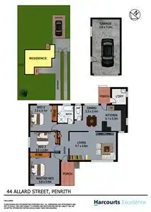 Floorplan of Homely house listing, 44 Allard Street, Penrith NSW 2750