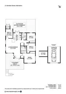 Floorplan of Homely house listing, 21 Benfield Street, Mitchelton QLD 4053