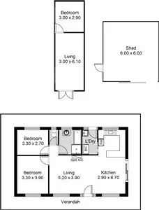 Floorplan of Homely house listing, 17 Bradford Road, Goolwa Beach SA