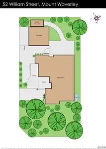 Floorplan of Homely house listing, 52 William Street, Mount Waverley VIC 3149