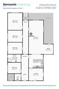 Floorplan of Homely house listing, 3 Meredith Street, Castle Forbes Bay TAS 7116