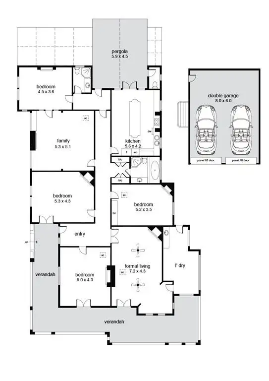 Floorplan of Homely house listing, 40 Cedar Avenue, Brighton SA 5048