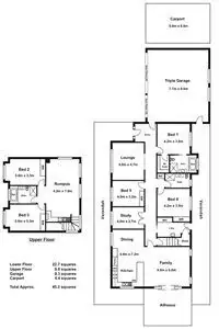 Floorplan of Homely house listing, 8 Mitch Court, Somerville VIC 3912