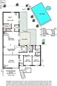Floorplan of Homely house listing, 10 Ruth Court, Modbury SA 5092