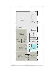 Floorplan of Homely house listing, 1380 Gillies Road, Creswick VIC 3363