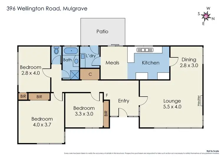 Floorplan of Homely house listing, 396 Wellington Road, Mulgrave VIC 3170