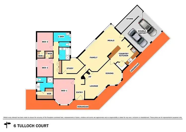 Floorplan of Homely house listing, 6 Tulloch Court, Jandabup WA 6077