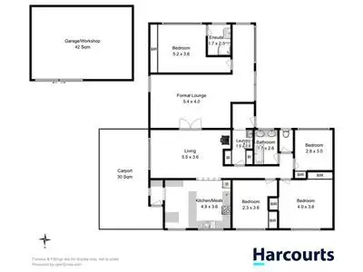 Floorplan of Homely house listing, 14 East Bagdad Road, Bagdad TAS 7030