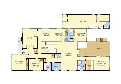 Floorplan of Homely house listing, 12 Bellevue Avenue, Ringwood VIC 3134