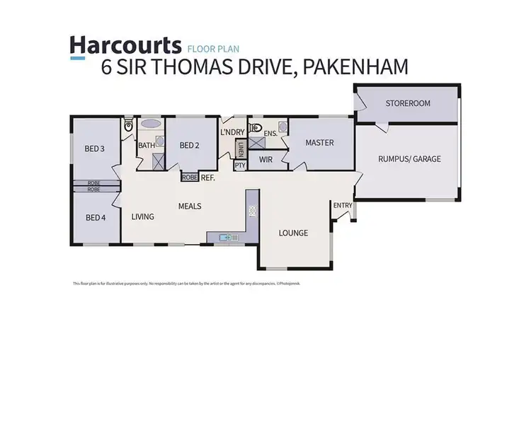 Floorplan of Homely house listing, 6 Sir Thomas Drive, Pakenham VIC 3810