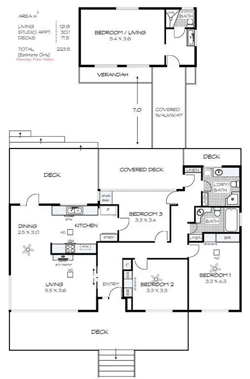 Floorplan of Homely house listing, 23 Heggerton Street, Mccracken SA 5211