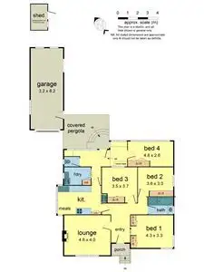 Floorplan of Homely house listing, 8 Ridgway Avenue, Croydon VIC 3136