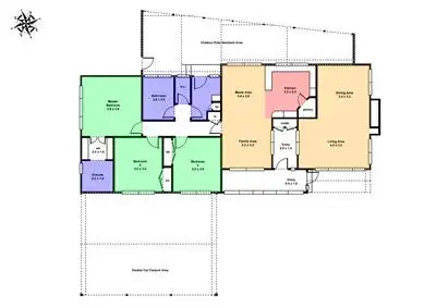 Floorplan of Homely house listing, 26 Rozel Avenue, Wendouree VIC 3355
