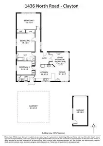Floorplan of Homely house listing, 1436 North Road, Clayton VIC 3168