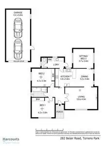 Floorplan of Homely house listing, 282 Belair Road, Torrens Park SA 5062
