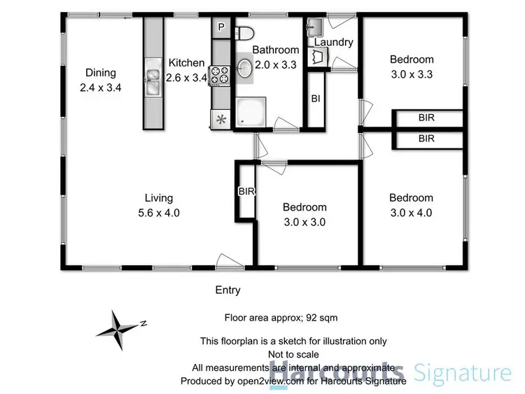 Floorplan of Homely house listing, 18 Emmaline Court, Rokeby TAS 7019
