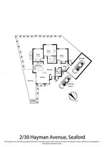 Floorplan of Homely unit listing, 2/30 Hayman Avenue, Seaford VIC 3198