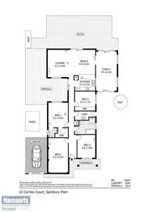 Floorplan of Homely house listing, 10 Comley Court, Salisbury SA 5108
