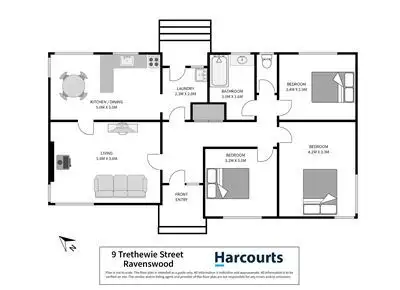 Floorplan of Homely house listing, 9 Trethewie Street, Ravenswood TAS 7250