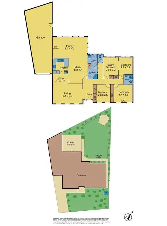 Floorplan of Homely house listing, 5 Glenora Drive, Vermont VIC 3133