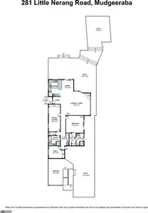 Floorplan of Homely house listing, 281 Little Nerang Road, Mudgeeraba QLD 4213