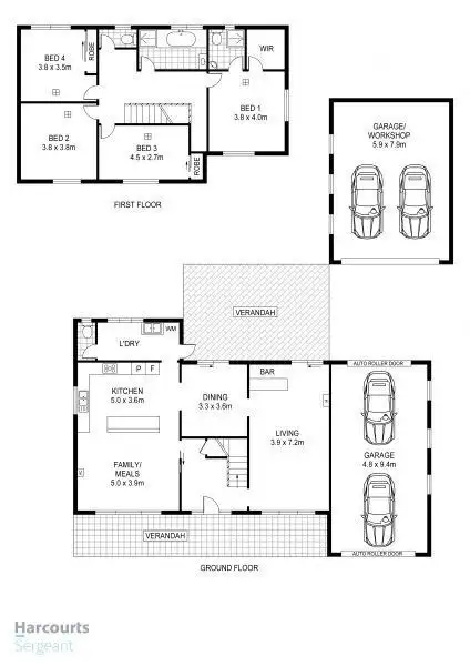 Floorplan of Homely house listing, 37 Grandview Drive, Hillbank SA 5112