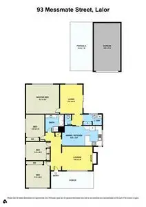 Floorplan of Homely house listing, 93 Messmate Street, Lalor VIC 3075