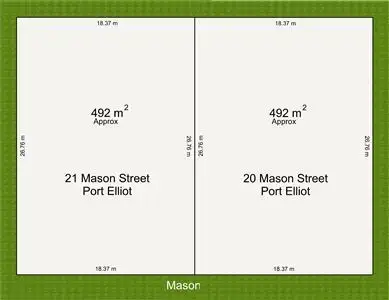 Floorplan of Homely land listing, Lt 20 Mason Street, Port Elliot SA 5212