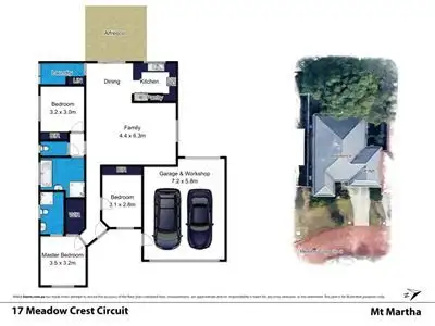 Floorplan of Homely house listing, 17 Meadow Crest Circuit, Mount Martha VIC 3934