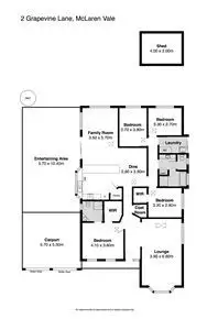 Floorplan of Homely house listing, 2 Grapevine Lane, Mclaren Vale SA 5171