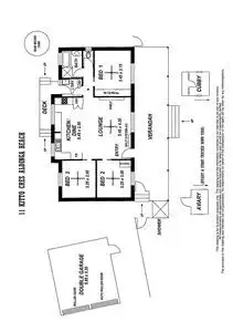 Floorplan of Homely house listing, 11 Kitto Cres, Aldinga Beach SA 5173